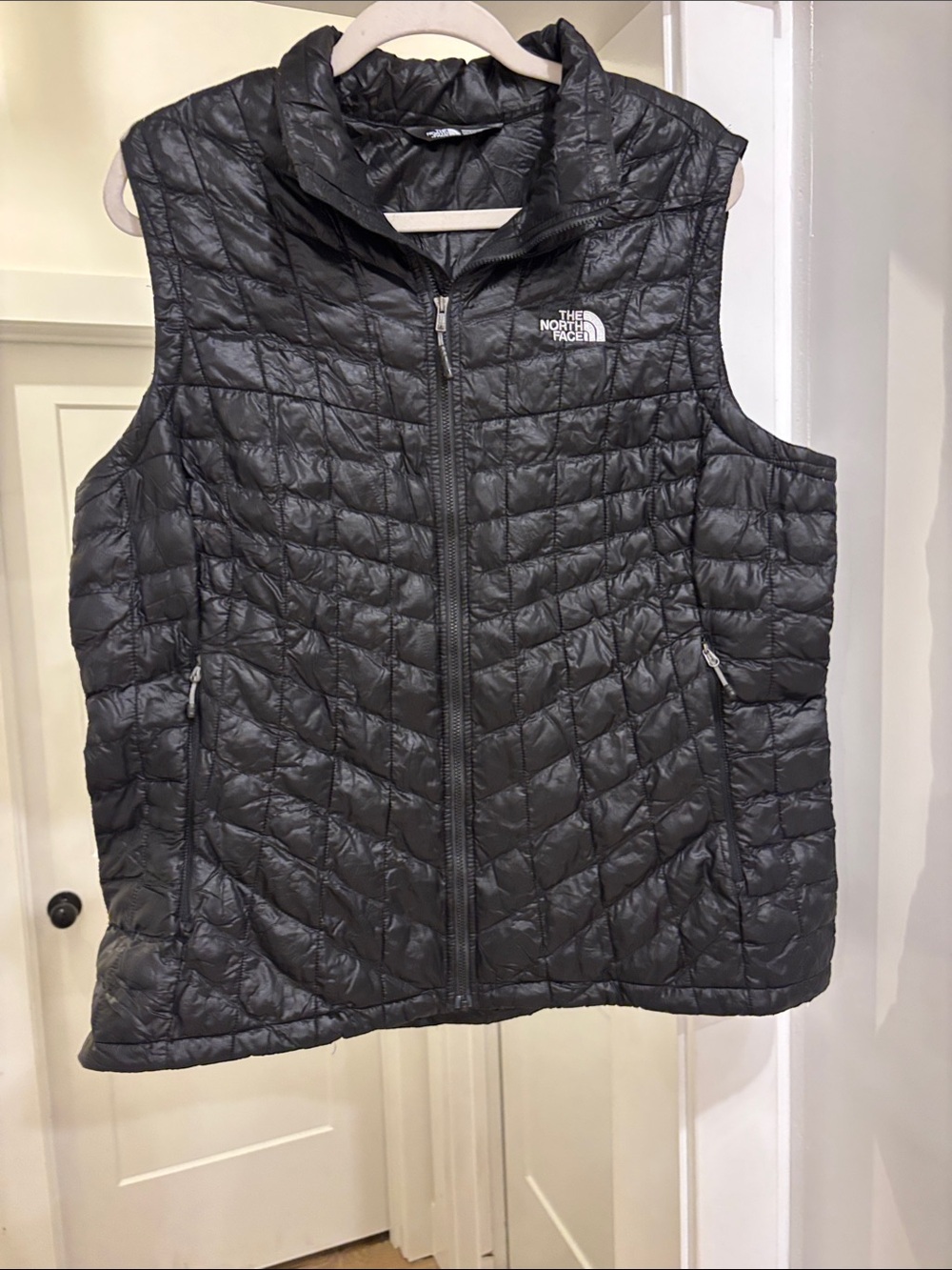 The North Face Black Quilted Insulated Vest